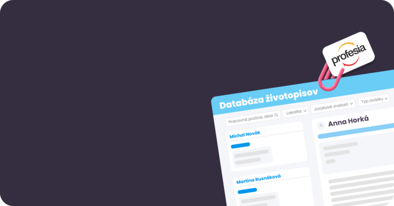 Ako efektívne pracovať s databázou životopisov Profesia.sk v Teamiu