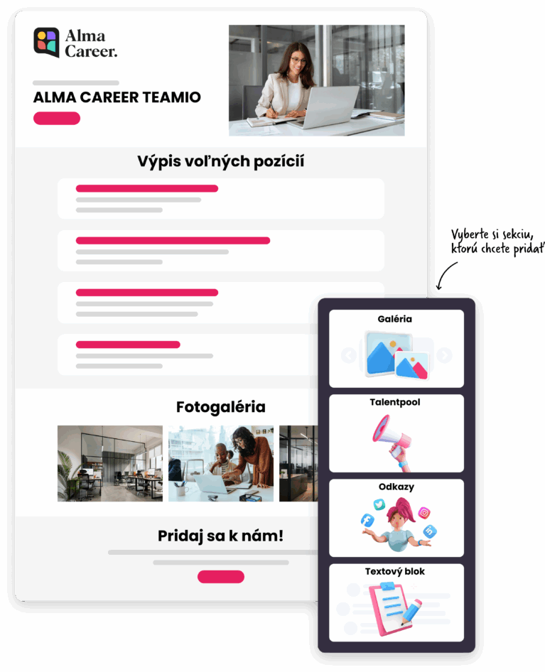 Vyskladajte si kariérne stránky na mieru